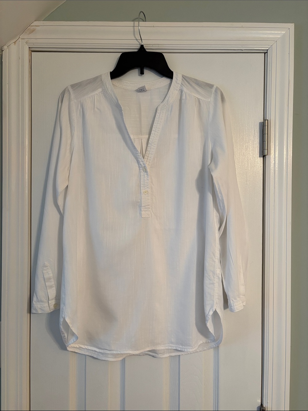 🤍OLD NAVY TUNIC TOP in White Size Medium